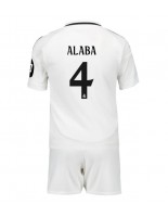 Real Madrid David Alaba #4 Kotipaita Lasten 2024-25 Lyhythihainen (+ shortsit)